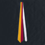 Maroon and Gold Split Colour Tie<br><div class="desc">This product features a simple split colour design in a classic maroon and gold colour scheme.</div>