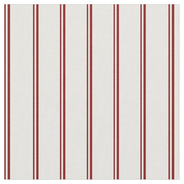 Maroon and Mint Cream Pattern Fabric (Close Up)
