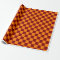 Maroon and Orange Chequered Vintage