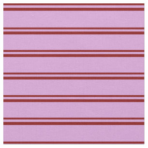 Maroon and Plum Coloured Stripes Pattern Fabric