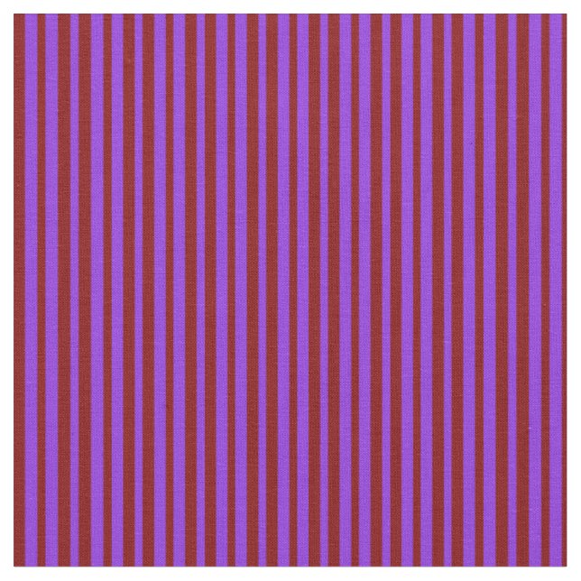 Maroon and Purple Coloured Stripes Fabric (Close Up)