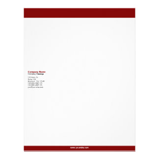 Plain Letterhead, Custom Plain Letterhead Templates