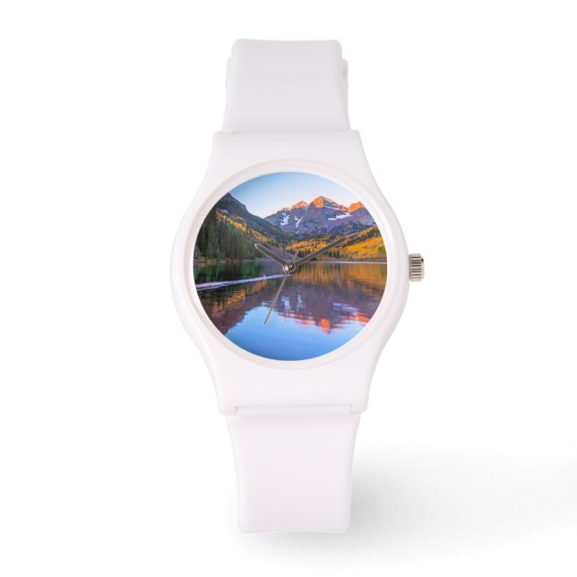 Maroon Bells Alpen Glow Watch (Front)