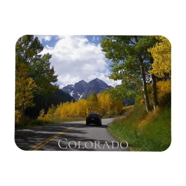 Maroon Bells Aspen Colorado Fridge Magnet (Horizontal)