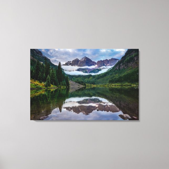 Maroon Bells Canvas Print (Front)