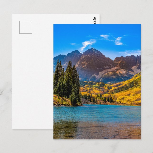 Maroon Bells in Aspen, Colorado Postcard (Front/Back)