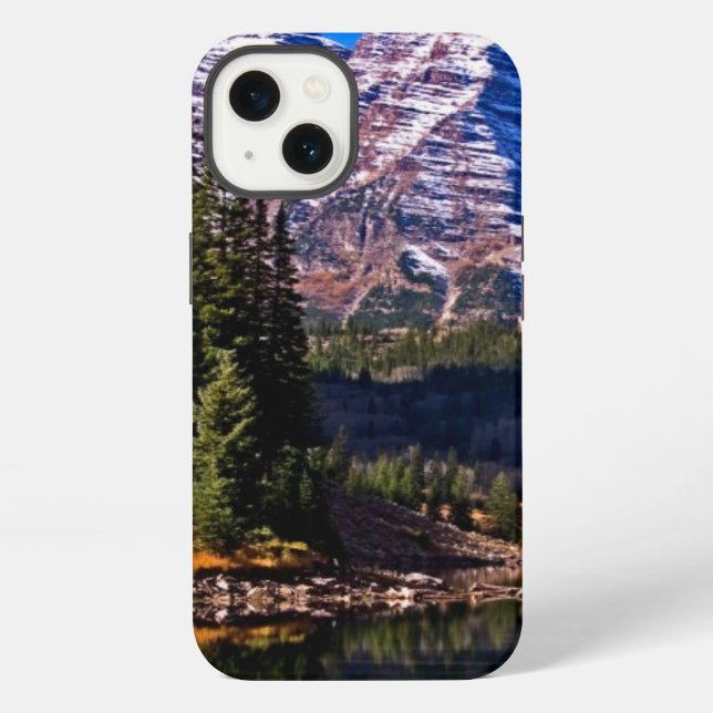 Maroon Bells iPhone Case (Back)