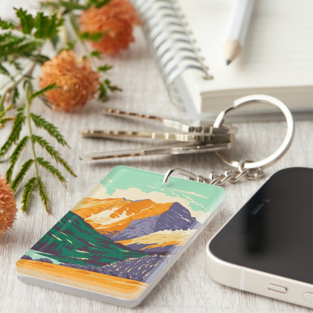 Maroon Bells Keychain (Front Right)