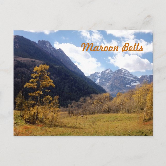 Maroon Bells Postcard (Front)