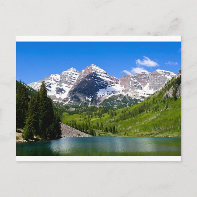 Maroon Bells Postcard (Front)