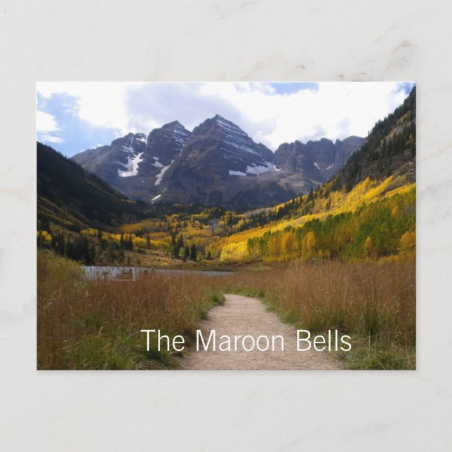 Maroon Bells Postcard (Front)