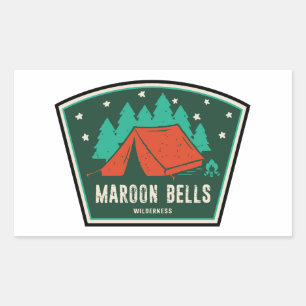 Maroon Bells Wilderness Camping Sticker