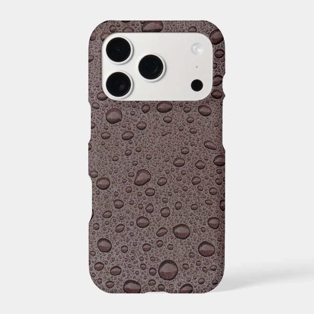 Maroon brown water droplets (Back)