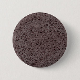Maroon brown water droplets 2 inch round button