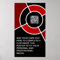 maroon bullseye QR code