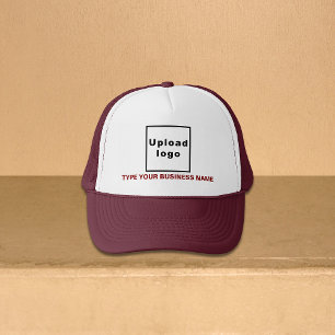 Maroon Business Brand on Trucker Hat