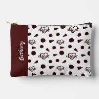 Maroon Cheer Hearts, Pom Poms, Megaphone Pattern