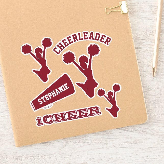 Maroon Cheerleader Set (Notebook)