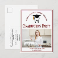Maroon Dental School Photo Custom Graduation Party