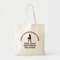 Maroon Drill Team Dancer Personalized High School