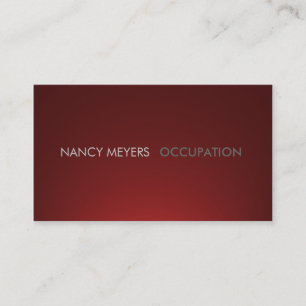 Maroon fade generic custom business cards