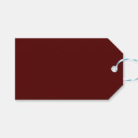 Maroon Gift Tag