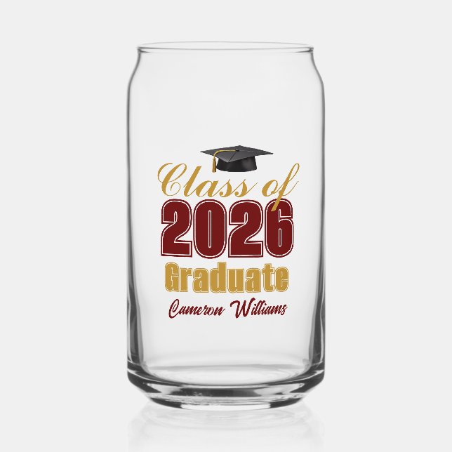 Maroon Gold Class of 2026 Graduation Party (Recto)