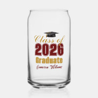 Maroon Gold Class of 2026 Graduation Party