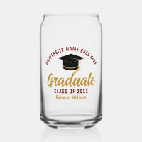 Maroon Gold Graduation Personalized Graduate
