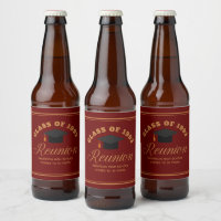 Maroon Gold High School Reunion Personalized Party