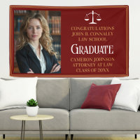 Maroon Gold Law School Photo Graduation Party