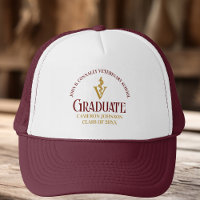 Maroon Gold Veterinary School Graduation Custom