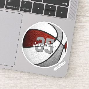 maroon gray basketball team colors gifts under 10