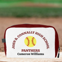Maroon High School Softball Player Personalized