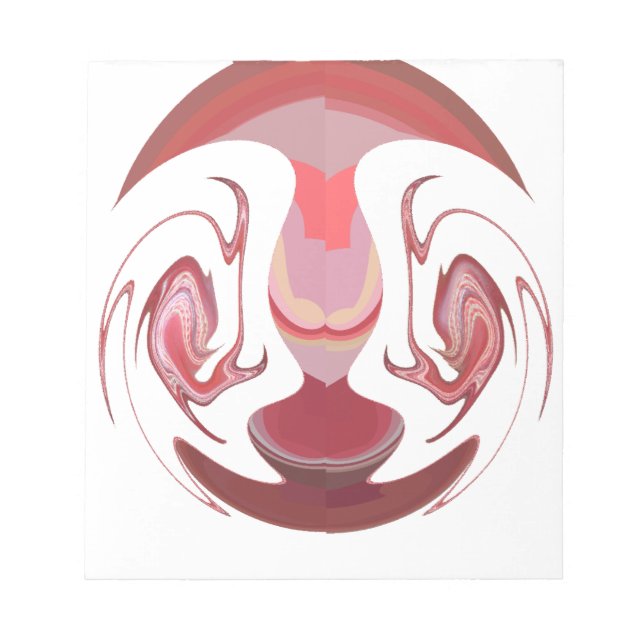 Maroon Majesty: Rustic Radiance Textured African  Notepad (Front)