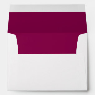 Maroon Medium Dark Invitation Envelope