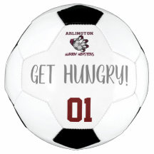 Maroon Monsters Soccer Ball