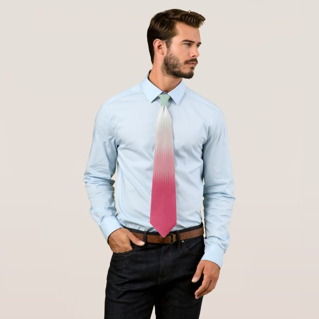 Maroon Red Light Blue Green Grey Grey  Tie (In Situ)