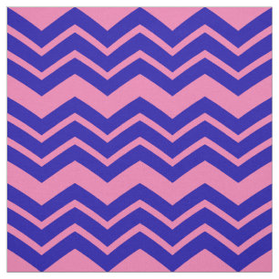 Maroon Red Pink Chevron Zigzag Design  Fabric
