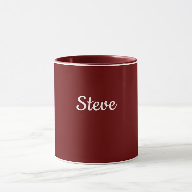 Maroon-Red Template, white text, Mug (Center)