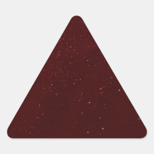 Maroon Sand Triangle Sticker