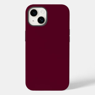 Maroon simple minimalist Case-Mate iPhone 14 case