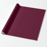 Maroon simple minimalist wrapping paper<br><div class="desc">Maroon simple minimalist design.</div>