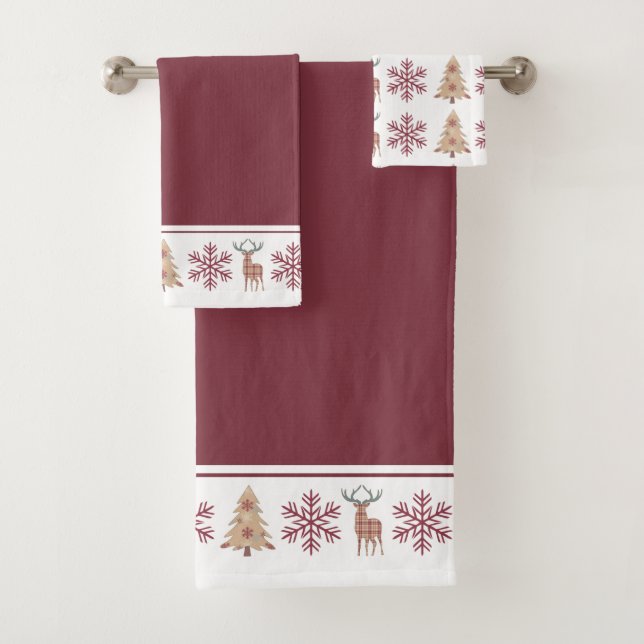Maroon Tan Christmas, Motif de bois russe (En situation)