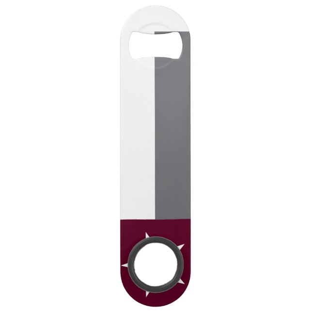 Maroon Texas Flag Speed Bottle Opener (Front)