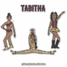 Maroon Tiger Dancer #1