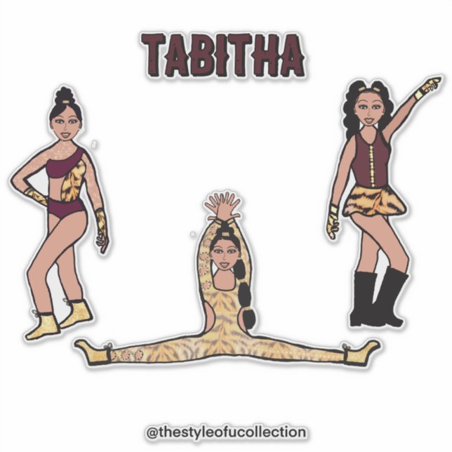 Maroon Tiger  Dancer #2 (Front)