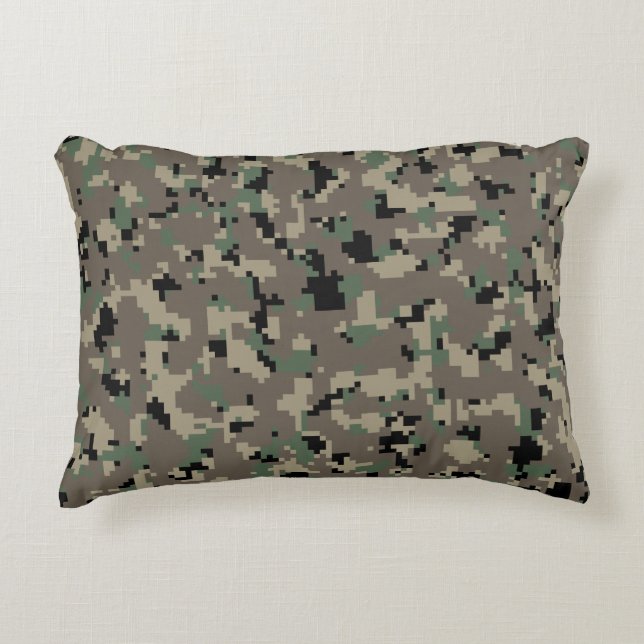 MARPAT Woodland Accent Pillow (Front)