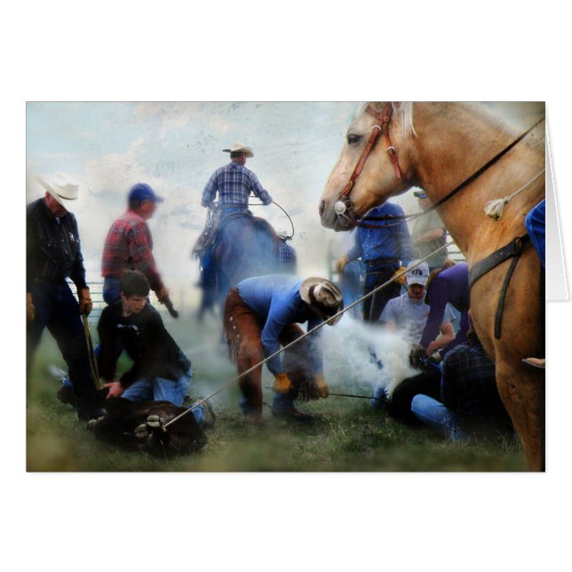 Marquage à chaud de ranch du Montana (Devant horizontal)