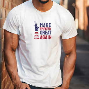 Marque anti-Trump drapeau rouge bleu T-shirt